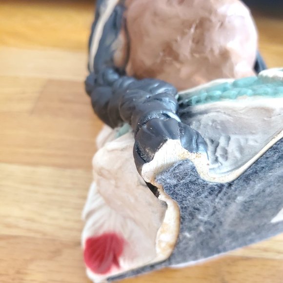 Vintage Universal Statuary Corp 1966 Native American Chef Bust - Picture 9 of 13